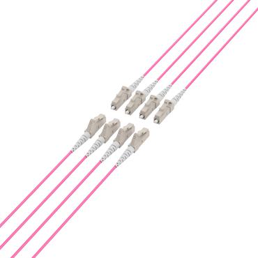 EFB Elektronik O8322S150OM4 InfiniBand og fiberoptisk kabel 150 m 8x LC U-DQ(ZN) BH Beige, Sort, Magenta