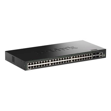 48 Ports GE + 4 Ports 10G SFP+ Smart Managed Switch