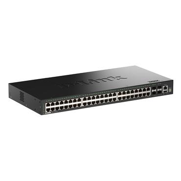 48 Ports GE + 4 Ports 10G SFP+ Smart Managed Switch
