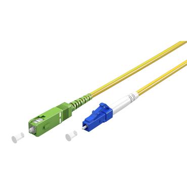 Goobay 59652 InfiniBand og fiberoptisk kabel 10 m SC LC FTTH Gul