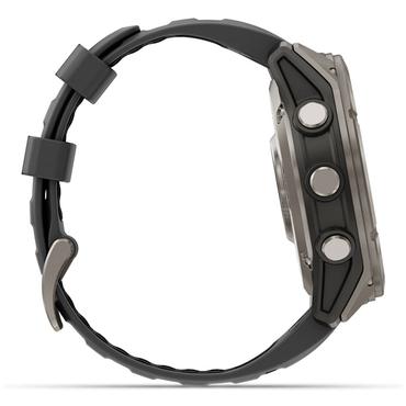 Garmin Fenix 8 Pro - titanium - Ja sportsur med rem - graphite/black - 32 GB
