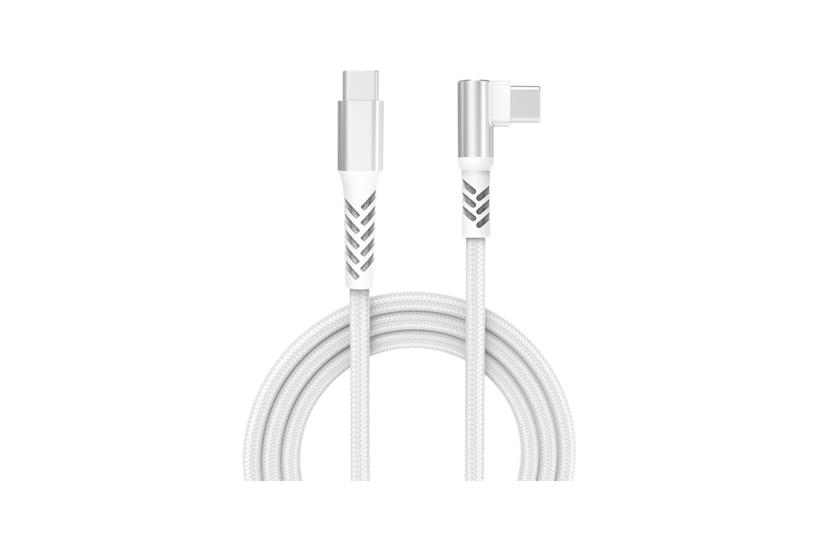 GRATEQ USB-kabel - 1 m - USB C - USB C - Hvid