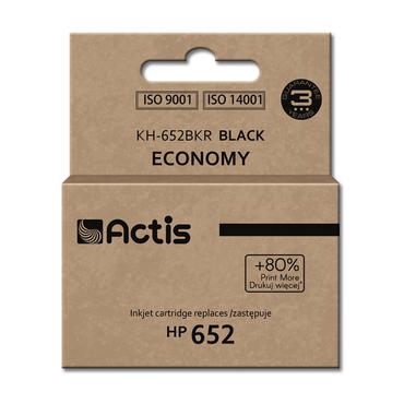 Actis KH-652BKR Bl&aelig;k (erstatning HP 652 F6V25AE; Standard; 15 ml; sort)