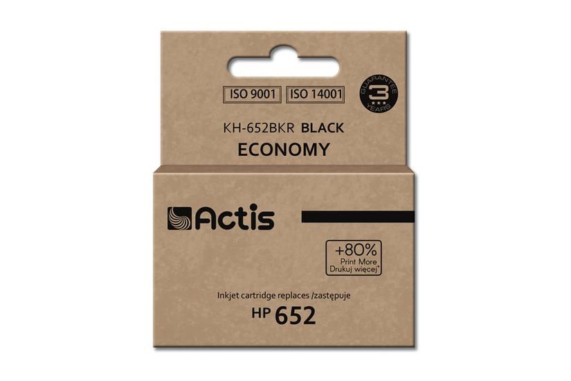 Actis KH-652BKR Bl&aelig;k (erstatning HP 652 F6V25AE; Standard; 15 ml; sort)