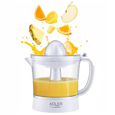 Adler AD 4009 elektrisk citruspresser 1 L 60 W Hvid