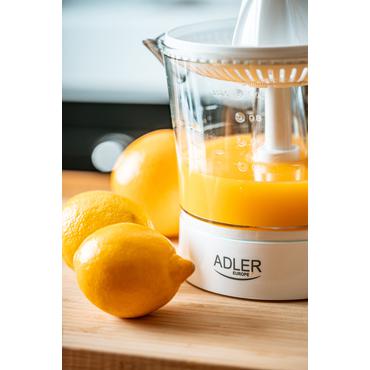 Adler AD 4009 elektrisk citruspresser 1 L 60 W Hvid