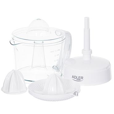 Adler AD 4009 elektrisk citruspresser 1 L 60 W Hvid