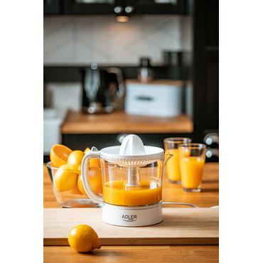 Adler AD 4009 elektrisk citruspresser 1 L 60 W Hvid