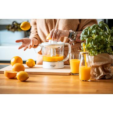 Adler AD 4009 elektrisk citruspresser 1 L 60 W Hvid