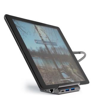 4smarts 7in1 USB 3.2 Gen 1 (3.1 Gen 1) Type-A + Type-C Grå