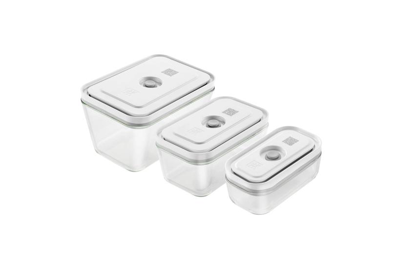 ZWILLING FRESH & SAVE Rektangulær Kasse Grå, Transparent 3 stk