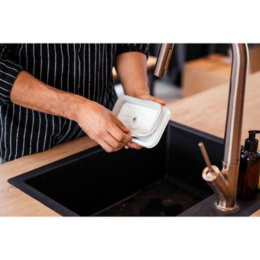 ZWILLING FRESH & SAVE Rektangulær Kasse Grå, Transparent 3 stk