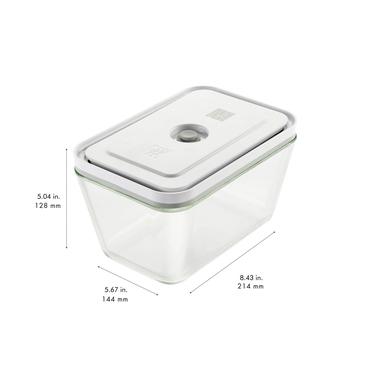 ZWILLING FRESH & SAVE Rektangulær Kasse Grå, Transparent 3 stk