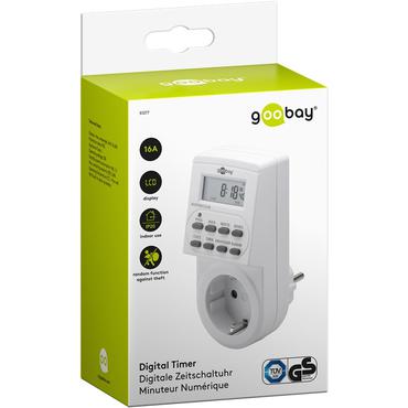 goobay Digital Timer - automatisk strøm kontakt