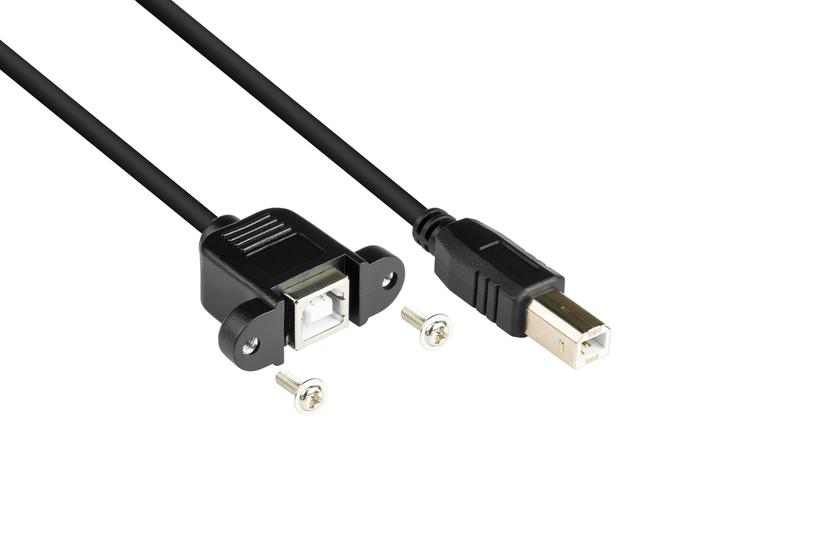 Good Connections USB-kabel - 1 m - USB B - USB B - USB 2.0 - 480 Mbit/s