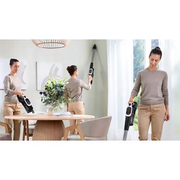 Bosch BCS931WBA stav støvsuger & elektrisk kost Stick vakuum Batteri Dry HEPA Poseløs 0,4 L Hvid 3 At