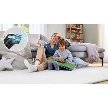 Bosch BCS931WBA stav støvsuger & elektrisk kost Stick vakuum Batteri Dry HEPA Poseløs 0,4 L Hvid 3 At