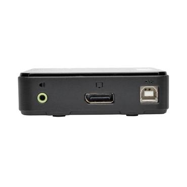 Eaton Tripp Lite series 2-Port DisplayPort 1.2 KVM Switch USB Sharing 4K x2K 3840 x 2160 - omkopplare f&ouml;r tangentbord/video/mus/ljud/USB - 2 portar