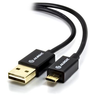ALOGIC U2MCAB-05EPR1 USB-kabel USB 2.0 5 m USB A Micro-USB B Sort
