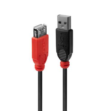 Lindy 42817 USB-kabel USB 2.0 5 m USB A Sort