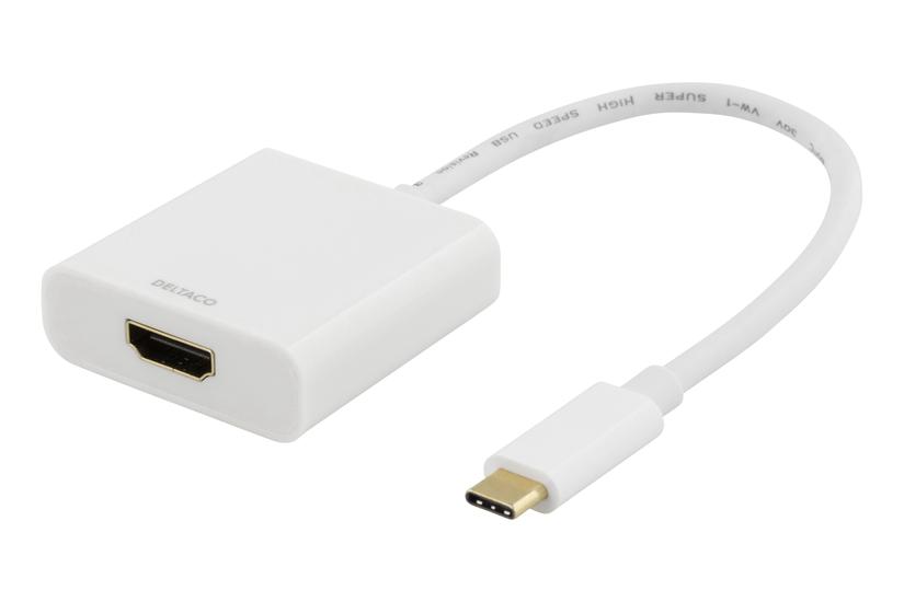 DELTACO USBC-HDMI7 Extern videoadapter - USB-C
