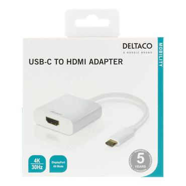 DELTACO USBC-HDMI7 Extern videoadapter - USB-C