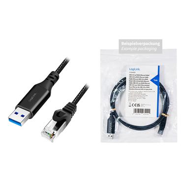 LogiLink CU0404 netværkskabel Sort 5 m Cat6 S/FTP (S-STP)