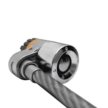 Kensington MicroSaver Twin - l&aring;skabel f&ouml;r b&auml;rbar dator