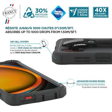 Mobilis 052065 mobiltelefon etui 16,8 cm (6.6") Cover Sort