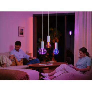 Hue Lightguide Triangle E27 White and Color Ambiance
