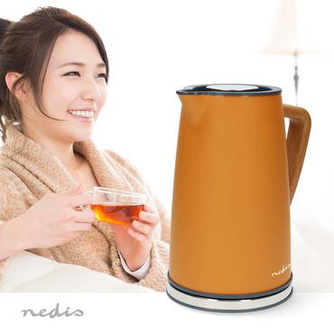 Nedis KAWK510EOR elkedel 1,7 L 2200 W Orange