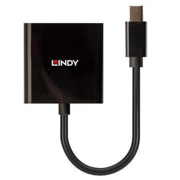 Lindy 41736 kabel k&oslash;nsskifter Mini DisplayPort DVI-D Sort
