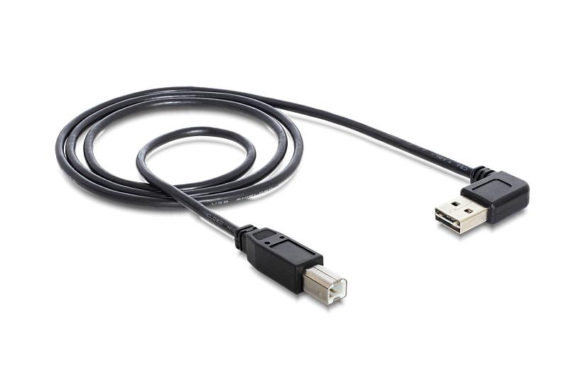 Delock EASY-USB - USB-kabel - USB typ B till USB - 1 m