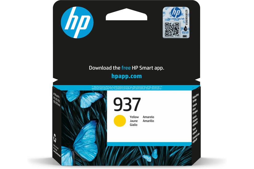HP 937 - gul - original - bl&auml;ckpatron