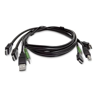 StarTech.com SK2HDMMKVM06-TAA KVM-kabel Sort 1,8 m