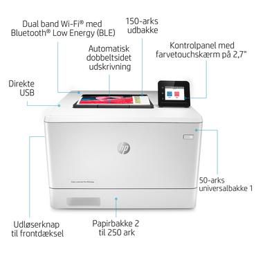 HP Color LaserJet Pro M454dw - printer - farve - laser