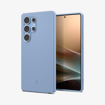 Spigen Silicone Fit (MagFit) mobiltelefon etui 17,5 cm (6.9") Cover Blå