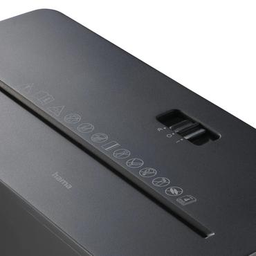 Hama Safe X40-B papirmakulator Krydsmakulering 64 dB 22 cm Sort