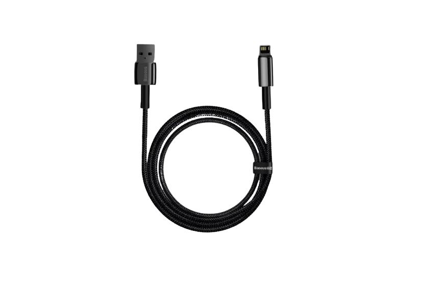 Baseus Tungsten Gold USB-A to Lightning 2.4A, 2m - Black
