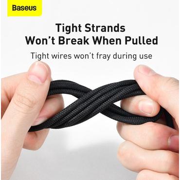 Baseus Tungsten Gold USB-A to Lightning 2.4A, 2m - Black