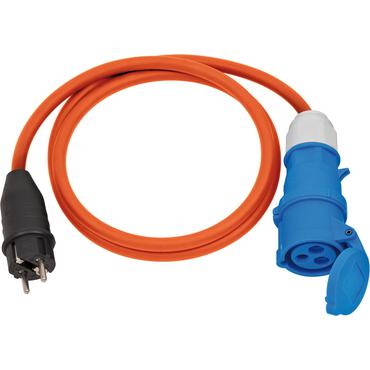 Brennenstuhl 1132910025 el-ledning Orange 1,5 m IEC Type E (3.4 mm, 3.1 mm) Str&oslash;mstik type F