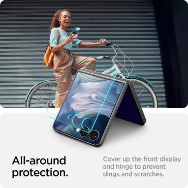 Spigen GLAS.tR EZ Fit HD Klar skærmbeskytter Samsung 1 stk