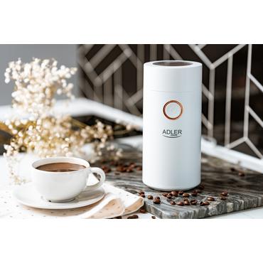 Adler AD4446WG kaffemølle 150 W Hvid