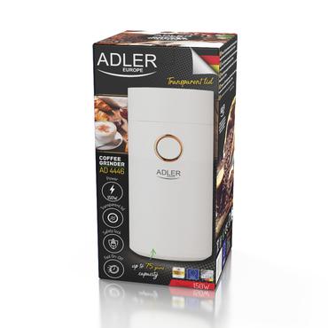 Adler AD4446WG kaffemølle 150 W Hvid