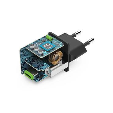 Hama ładowarka sieciowa supermini GaN 45W PD/QC 1x USB-C czarna