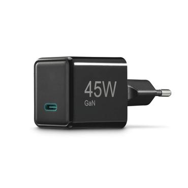 Hama ładowarka sieciowa supermini GaN 45W PD/QC 1x USB-C czarna