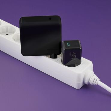 Hama ładowarka sieciowa supermini GaN 45W PD/QC 1x USB-C czarna