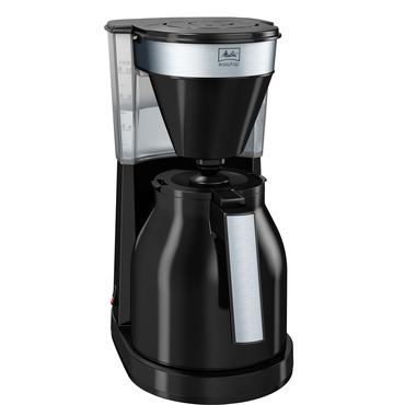 Melitta EasyTop Therm - kaffemaskine - sort/ s&oslash;lv