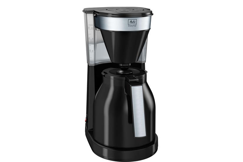 Melitta EasyTop Therm - kaffemaskine - sort/ s&oslash;lv