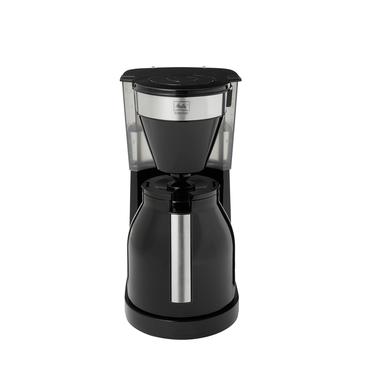 Melitta EasyTop Therm - kaffemaskine - sort/ s&oslash;lv